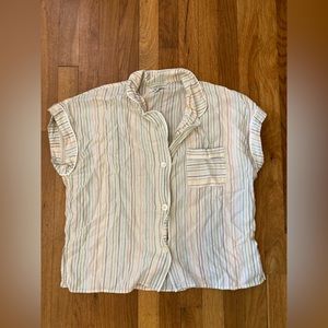 Madewell pajama shirt